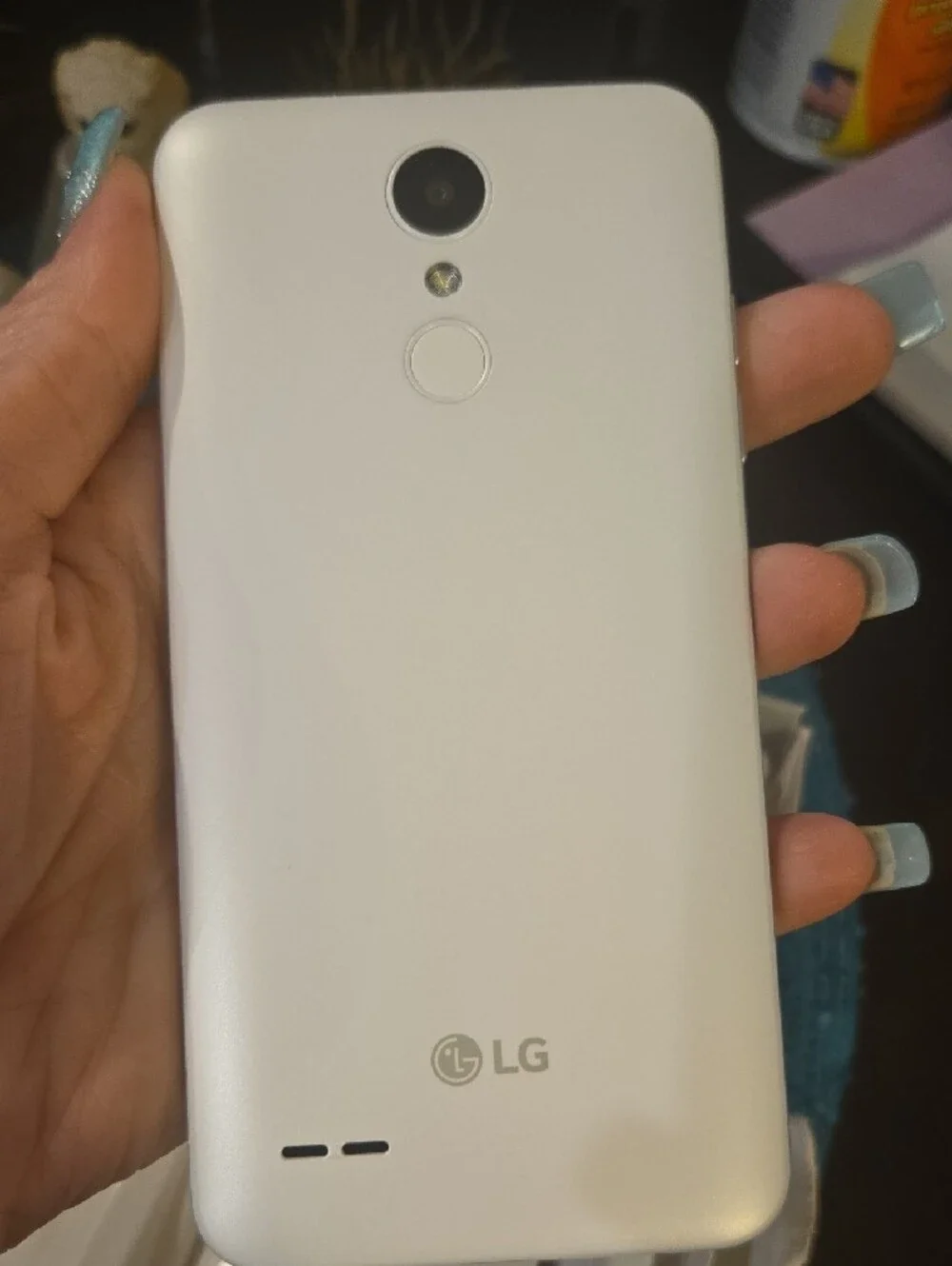 LG Tribute Empire White Retail Box With LG CELL PHONE